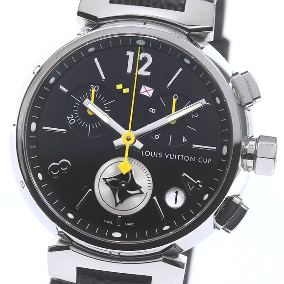 LOUIS VUITTON Tambour Lovely Cup Q11BG Chronograph Quartz Men's Watch_790506 - Picture 1 of 6